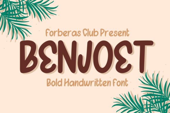 Benjoet: A Charming Handwritten Font for Web Design