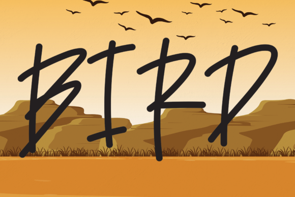 Bird: A Handwritten Font for Crafters and Creators