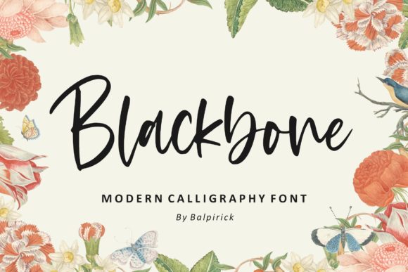 Blackbone: A Font for Elegant and Polished Branding