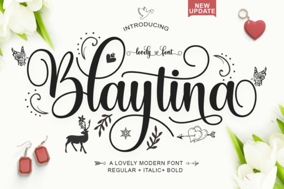 Blaytina: A Luxurious Calligraphy Font for Elegant Branding