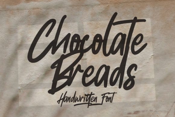 Bring Your Creations to Life with Chocolate Breads Font
