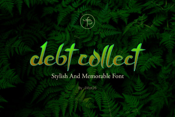 Debt Collect: A Handwritten Font for Creative Makers
