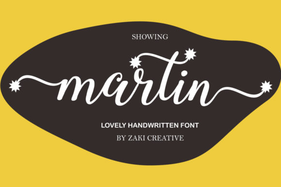 Discover Martin: An Enchanting Handwritten Font for Brand Design