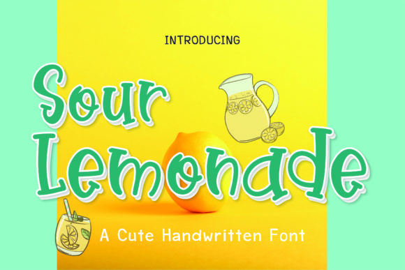 Discover Sour Lemonade: A Quirky, Chic Handwritten Font