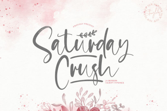 Discovering Saturday Crush: A Charming Script Font for Editorial Design