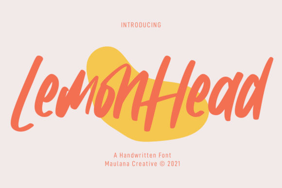 Elevate Your Brand with Lemonhead: A Versatile Handwritten Font