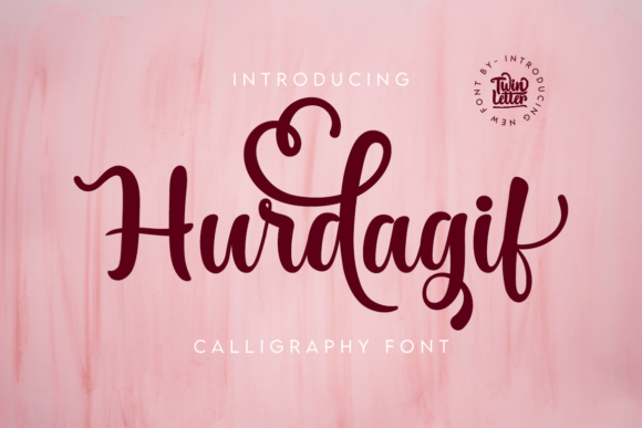 Enhance Your Brand with Hurdagif: A Sweet and Romantic Script Font