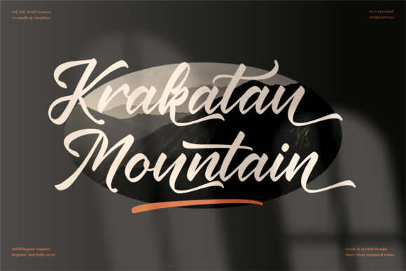 Enhance Your Campaign with Krakatau Mountain Font