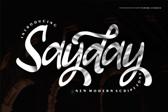 Experience Elegance with Sayday: A Perfect Script Font for Web Design