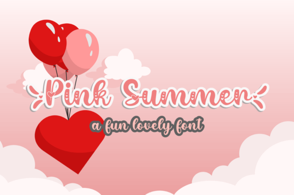 Experience the Elegance of Pink Summer: A Font for Digital Design