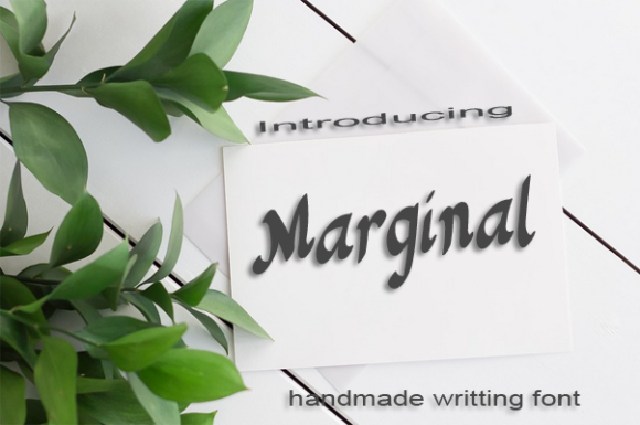 Exploring Marginal: A Stylish Handwritten Font for Branding