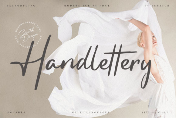 Handlettery: A Dainty Script Font for Elegant Campaigns