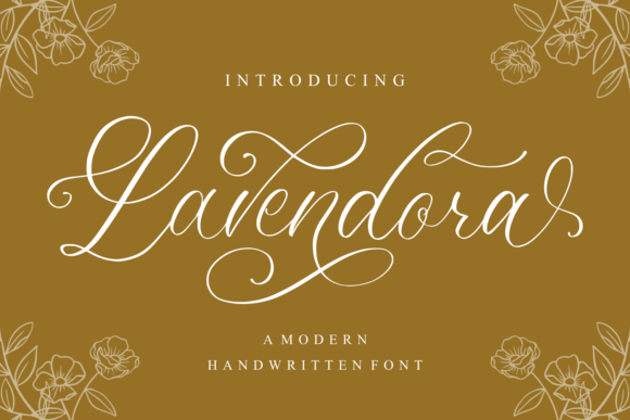 Lavendora: A Graceful Script Font for Elegant Branding