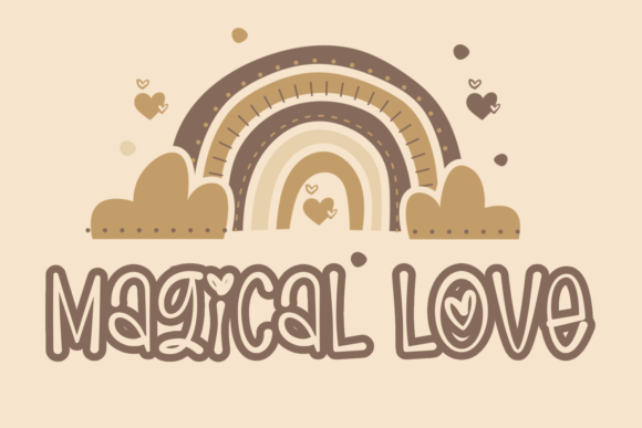 Magical Love: A Playful Handwritten Font for Creative Branding