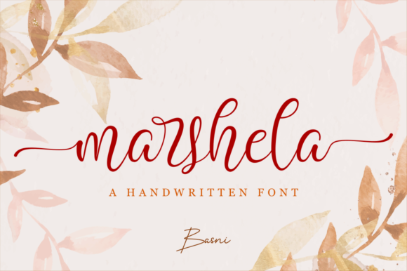 Marshela: A Handwritten Font for Crafters and Creators