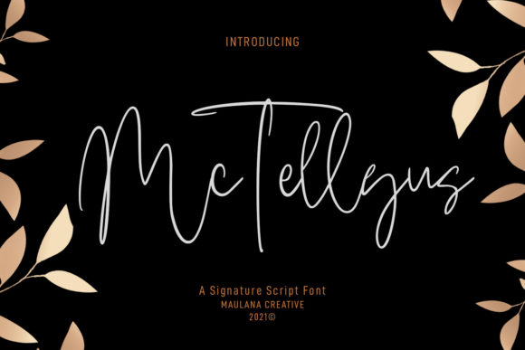 Mc Tellyus: A Delicate Handwritten Font for Elegant Branding