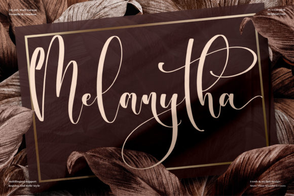 Melanytha: A Delicate Handwritten Font for Web Design