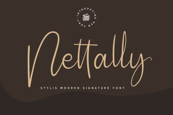 Nettally: A Handwritten Font for Elegant Web Design