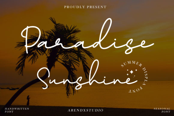 Paradise Sunshine: A Radiant Script for Your Brand