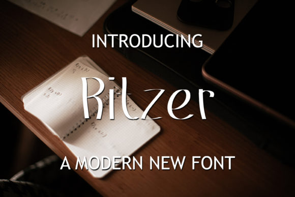 Ritzer: A Whimsical Script Font for Editorial Charm