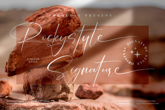 Rockystyle Signature: A Font for Elegant Editorial Design