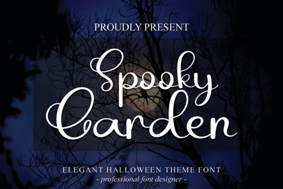 Spooky Garden: A Handwritten Font for Chic Editorial Design
