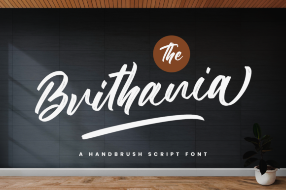 The Brithania: A Delicate Handwritten Font for Elegant Branding