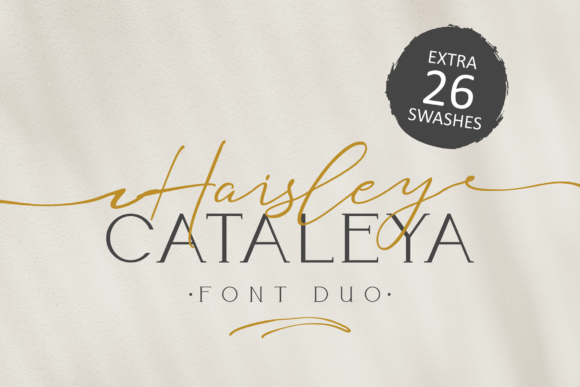 Transform Your Brand with Haisley Cataleya Font