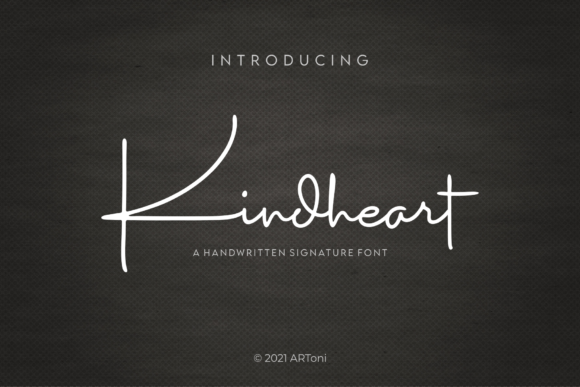 Transform Your Brand with Kindheart: A Delicate Calligraphy Font