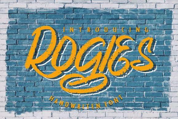 Transform Your Brand with Rogies: A Versatile Handwritten Font