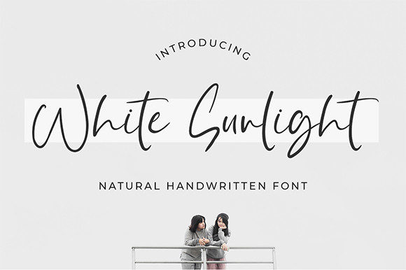 White Sunlight: A Joyful and Romantic Font for Branding